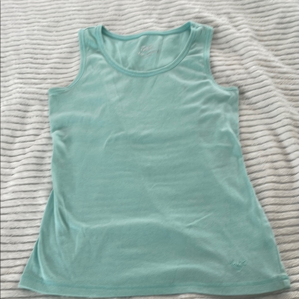 Justice Green Fitted Sleeveless Tank Top